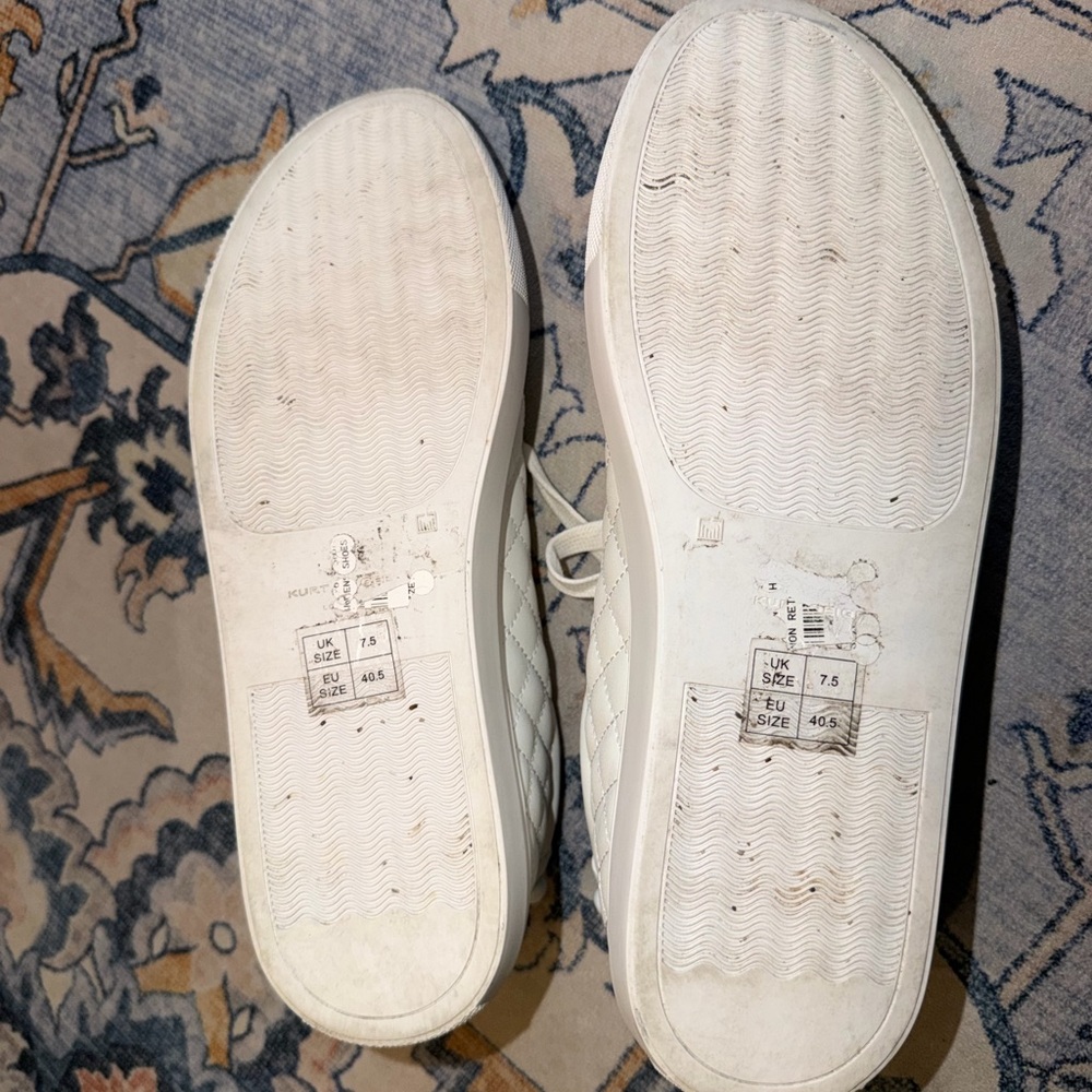 Kurt Geiger Women's Cream Sneakers - Picture 6 of 6